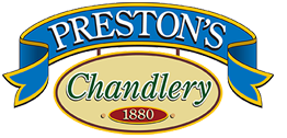 Preston's of Ships & Seas logo